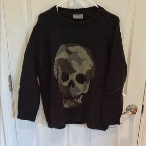 Wooden Ships Camp Skull Sweater